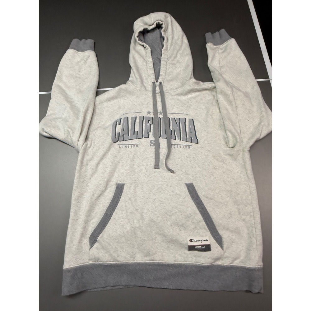 Champion Originals California Limited Edition Hoodie Gray Mens Large